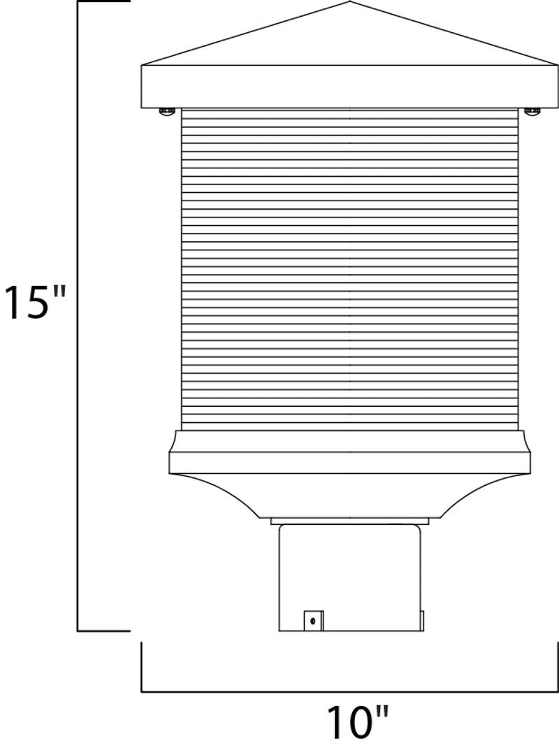 Triumph VX 15' Single Light Lantern in Earth Tone