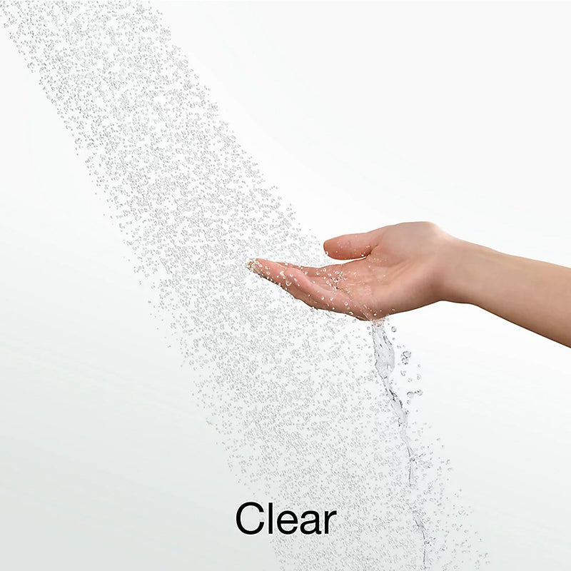 Revel 74' x 48' Clear Glass Pivot Shower Door in Anodized Dark Bronze