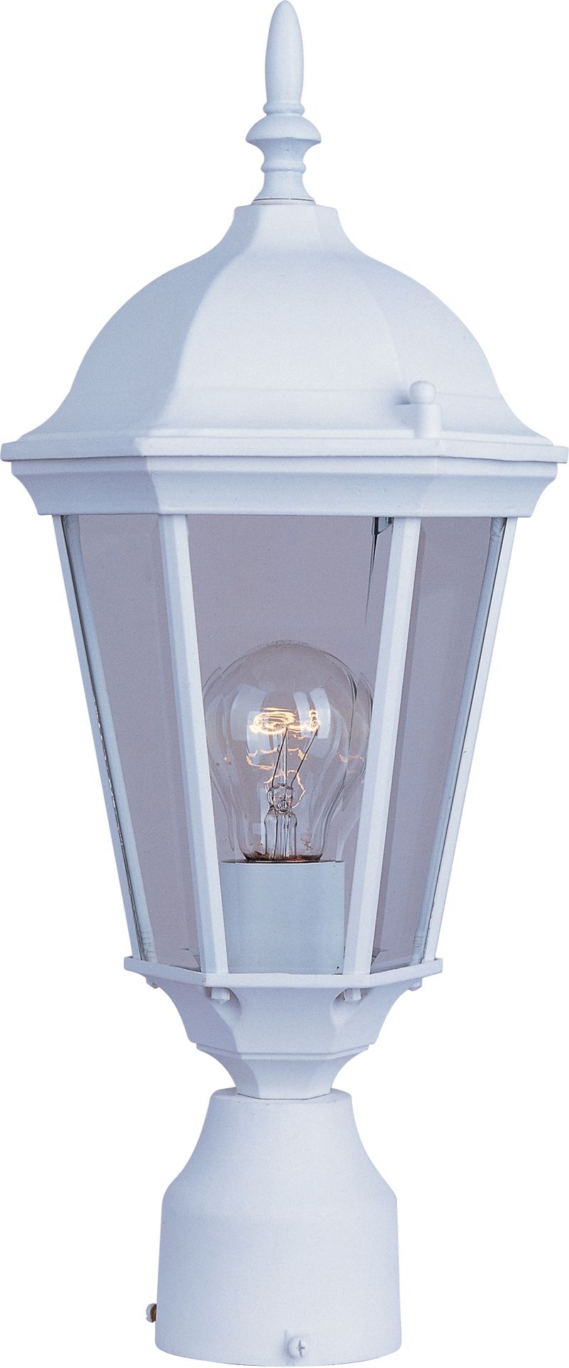 Westlake 19' Single Light Outdoor Pole/Post Mount in White