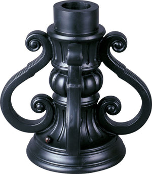 Maxim Outdoor Accessory Pier Mount in Black