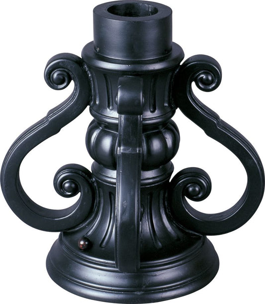 Maxim Outdoor Accessory Pier Mount in Black