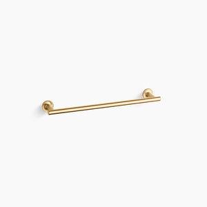 Purist 19.88' Towel Bar in Vibrant Brushed Moderne Brass