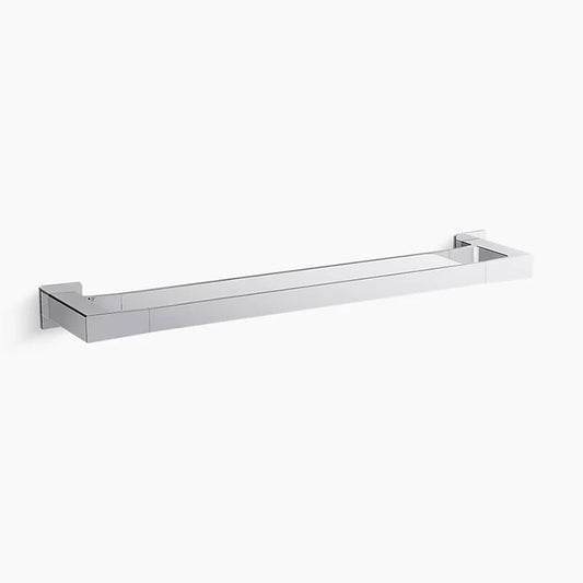 Honesty 26.13" Double Towel Bar in Polished Chrome