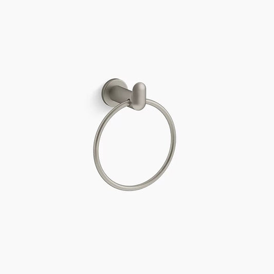 Kumin 5.81" Towel Ring in Vibrant Brushed Nickel