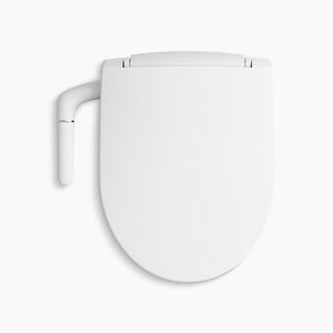 Puretide Quiet-Close Round Bidet Seat in Biscuit