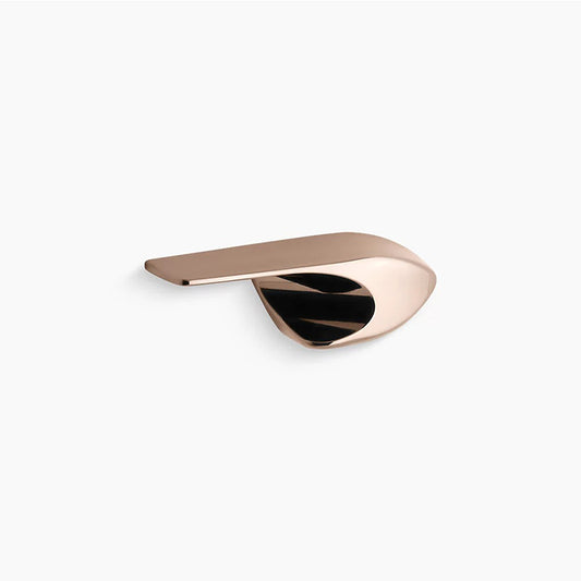 Santa Rosa Left Hand Trip Lever in Vibrant Rose Gold