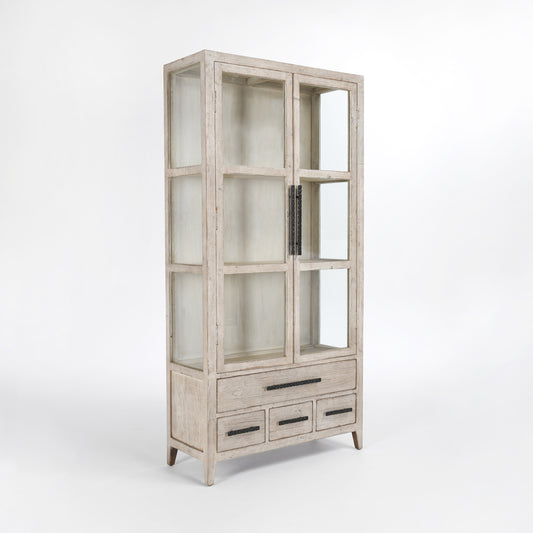 Simon Tall Cabinet Antique White