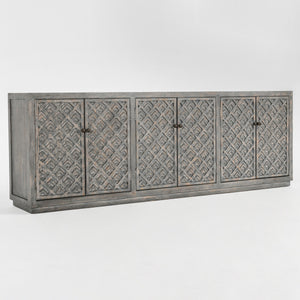 Jonas 6 Door Sideboard Antique Gray