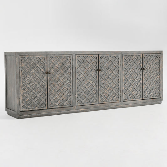 Jonas 6 Door Sideboard Antique Gray
