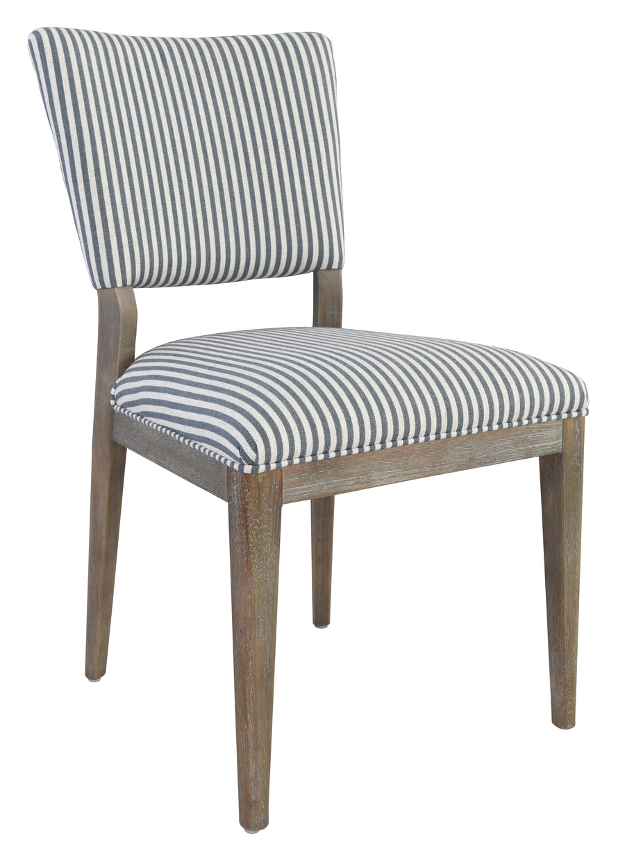 Beige and Blue Striped