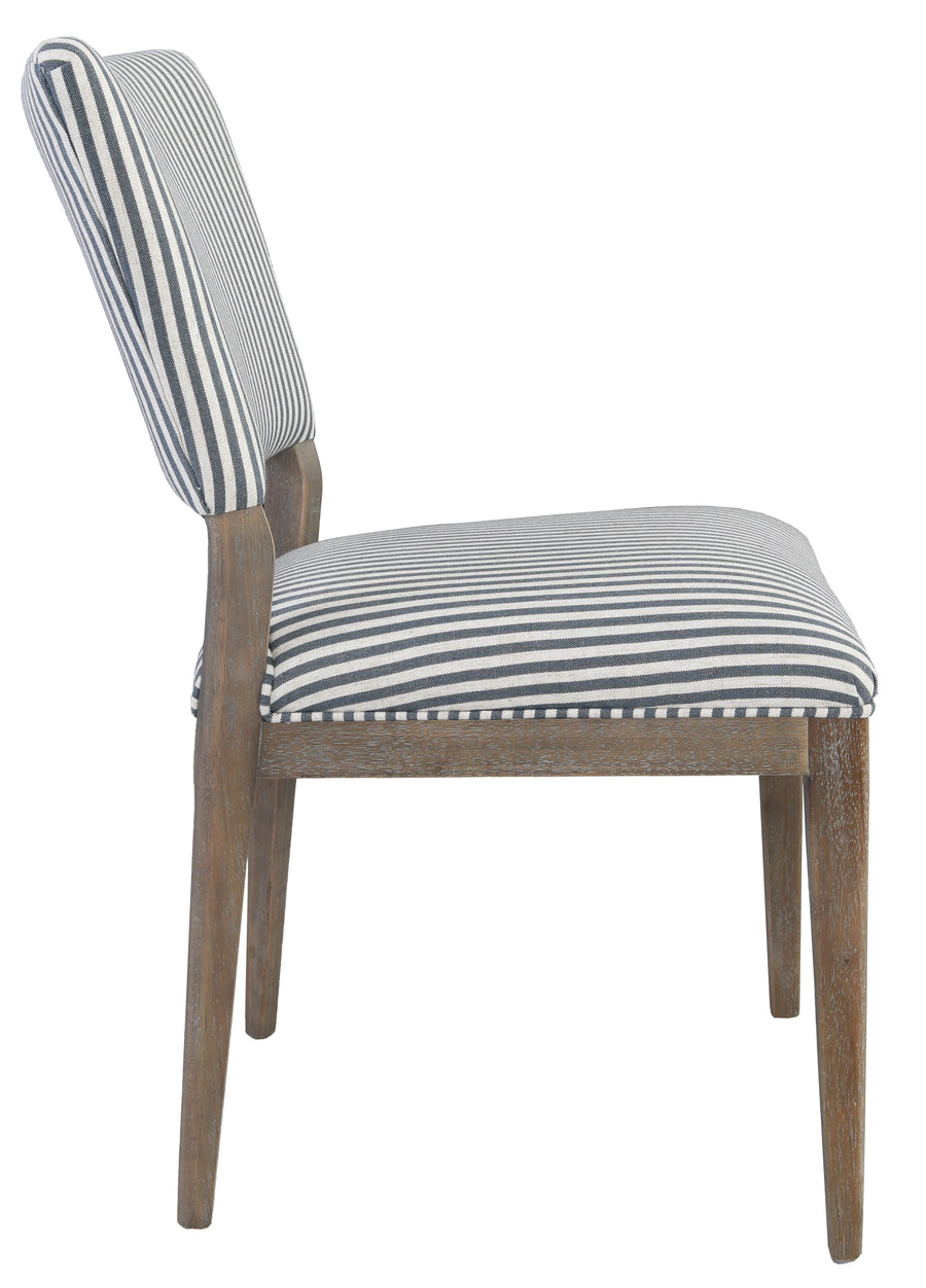 Beige and Blue Striped