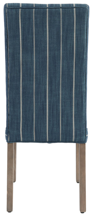 Akela Blue Upholstered Dining Chair