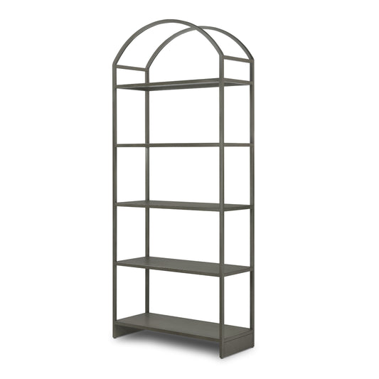 Bolton Bookcase in Gunmetal (39.5" x 15.75" x 93")