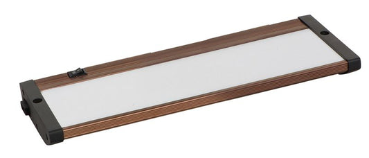 CounterMax MX-L120-EL 4" x 1" x 10" Anodized Bronze Utility Item - (Glass Finish)