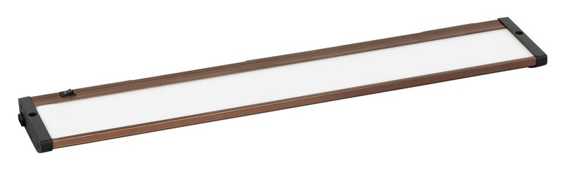 CounterMax MX-L120-EL 4' x 1' x 21' Anodized Bronze Utility Item - (Glass Finish)