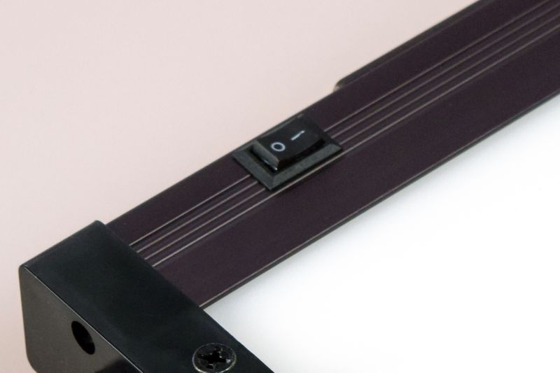 CounterMax MX-L120-EL 4' x 1' x 21' Anodized Bronze Utility Item - (Glass Finish)