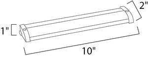 CounterMax MX-L120-LO 10' Under Cabinet Light in White