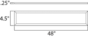 CounterMax MX-L-120-SL 48' Under Cabinet Light in Bronze