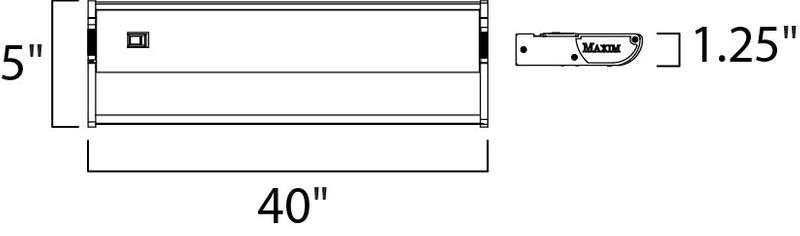 40' Utility Item in Satin Nickel