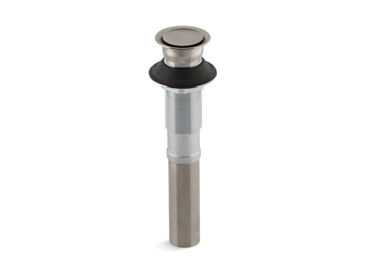 Brass Bathroom Pop-Up Drain in Vibrant Brushed Nickel