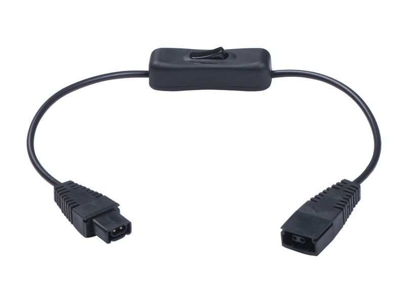 CounterMax MX-L-24-SS 12' Under Cabinet Accessory Connecting Cord in Black