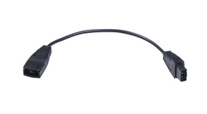 CounterMax MX-L-24-SS 6' Under Cabinet Accessory Connecting Cord in Black