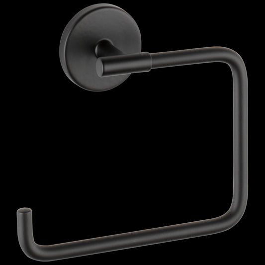 Trinsic 6.41" Towel Ring in Matte Black