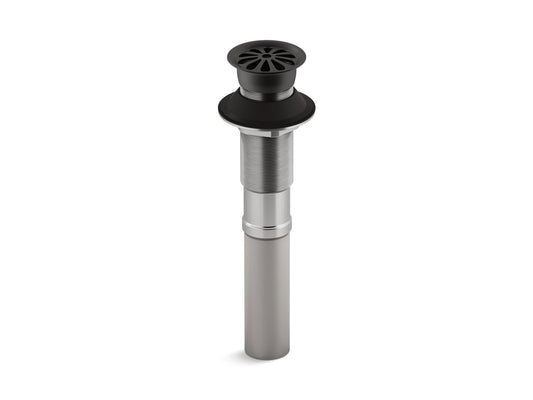 Bathroom Sink Grid Drain in Matte Black (9.75" x 4.75" x 4.25")