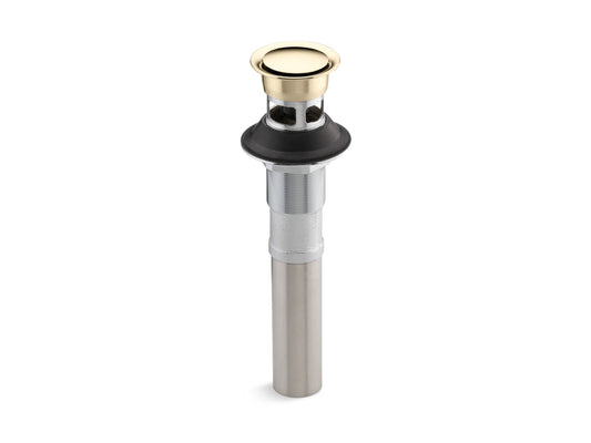 Bathroom Sink Pop-Up Clicker Drain in Vibrant French Gold (9.75" x 4.75" x 4")