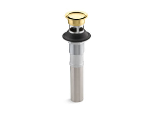 Bathroom Sink Pop-Up Clicker Drain in Vibrant Polished Brass (9.75' x 4.75' x 4')