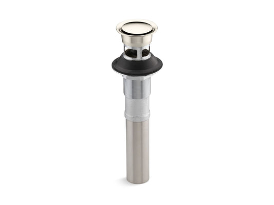 Bathroom Sink Pop-Up Clicker Drain in Vibrant Polished Nickel (9.5" x 4.5" x 2.75")