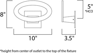 Alumilux Sconce 8' 7 Light Wall Sconce in Satin Aluminum