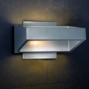 Alumilux Sconce 4.5' 18 Light Wall Sconce in Satin Aluminum