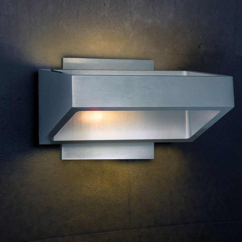 Alumilux Sconce 4.5' 18 Light Wall Sconce in Satin Aluminum