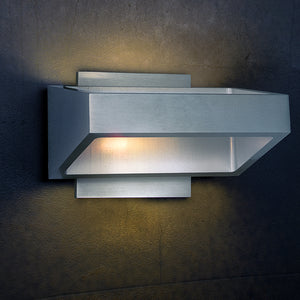 Alumilux Sconce 4.5' 18 Light Wall Sconce in Satin Aluminum