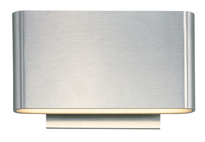 Alumilux Sconce 4.25' 6 Light Wall Sconce in Satin Aluminum