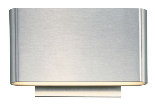 Alumilux Sconce 4.25" 6 Light Wall Sconce in Satin Aluminum