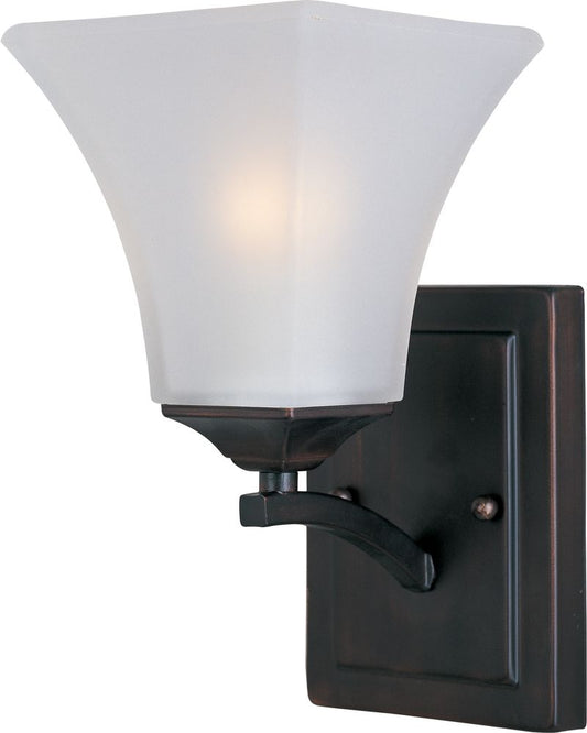 Aurora 10" Single Light Wall Sconce in Oil Rubbed Bronze