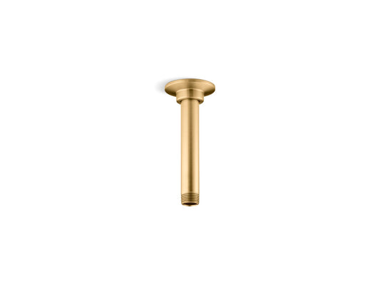 Vibrant Brushed Moderne Brass Shower Arm (9.28" x 3.15" x 1.53")