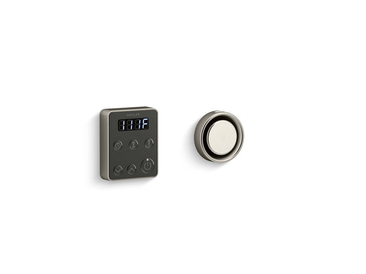 Invigoration Series Steam Generator Control Kit in Vibrant Brushed Nickel
