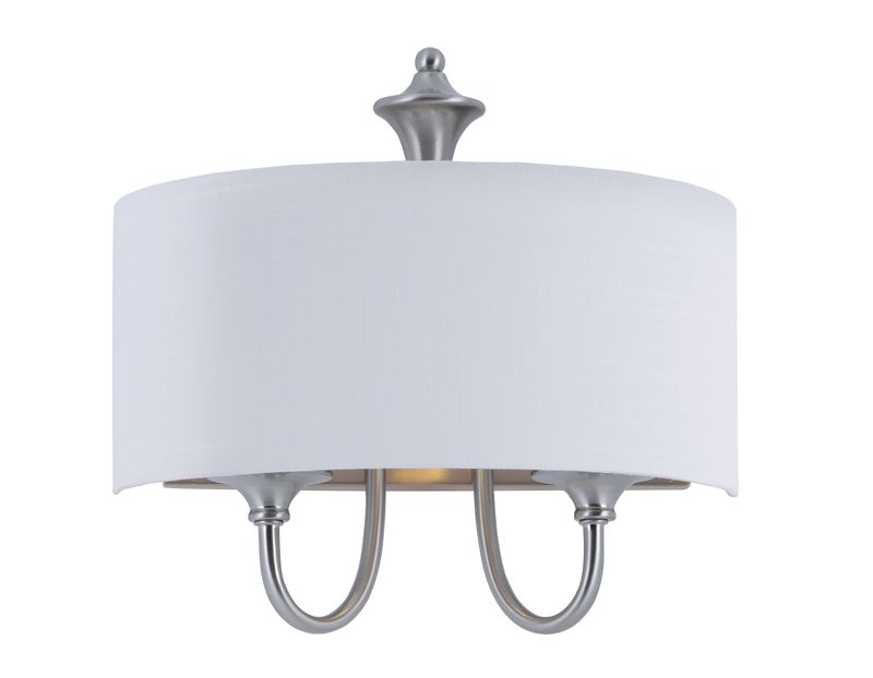 Bongo 13.5' 2 Light Wall Sconce in Satin Nickel