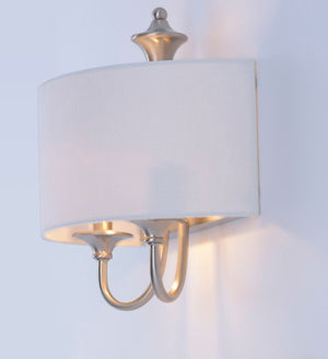 Bongo 13.5' 2 Light Wall Sconce in Satin Nickel