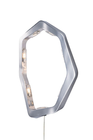 Boulder 22' 7 Light Wall Sconce in Polished Chrome