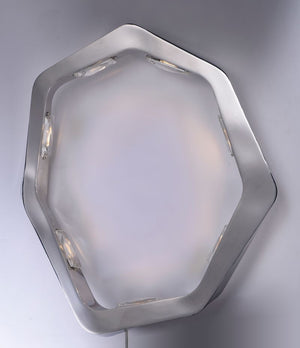 Boulder 22' 7 Light Wall Sconce in Polished Chrome