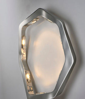 Boulder 22' 7 Light Wall Sconce in Polished Chrome