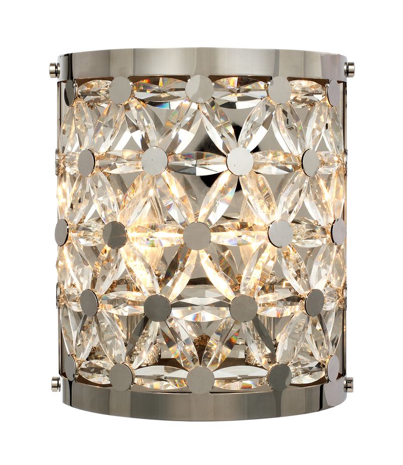Cassiopeia 10.5' 2 Light Wall Sconce in Polished Nickel