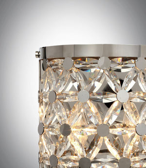 Cassiopeia 10.5' 2 Light Wall Sconce in Polished Nickel
