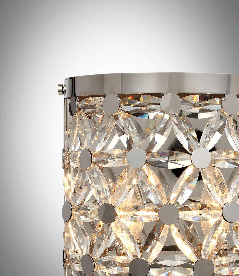 Cassiopeia 10.5' 2 Light Wall Sconce in Polished Nickel