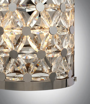 Cassiopeia 10.5' 2 Light Wall Sconce in Polished Nickel