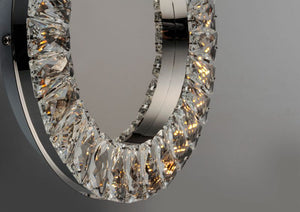 Charm 12' Single Light Wall Sconce in Polished Chrome